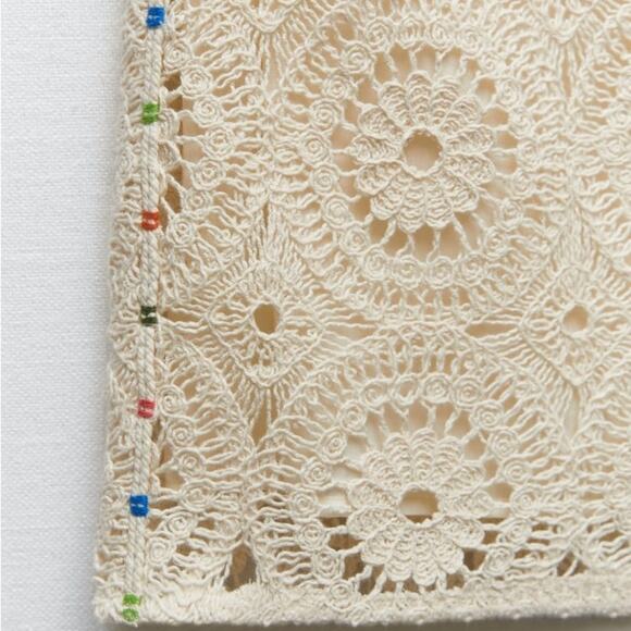 ZARA BLOGGER FAVORITE STRAPLESS CROCHET DRESS - Picture 12 of 12